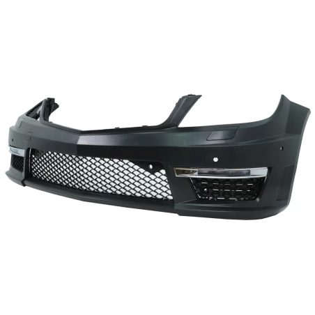 Paraurti anteriore compatibile con Mercedes C-Classe W204 S204 C204 (2007-2015) Facelift C63 design 