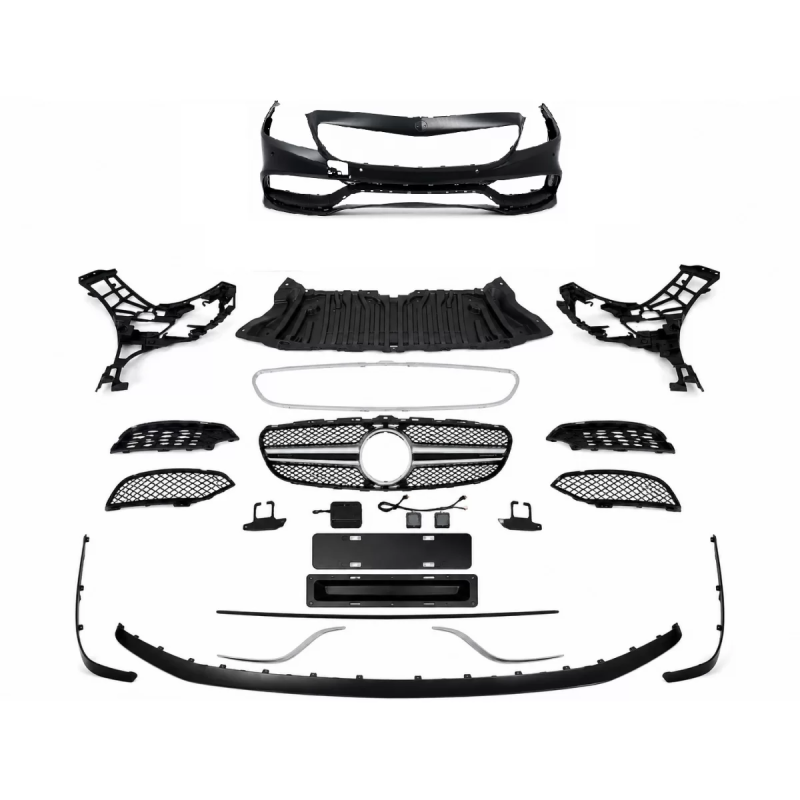 Paraurti anteriore compatibile con Mercedes CLS Classe W218 (2011-2018) (Cod. K-FBMBW218AMG)
