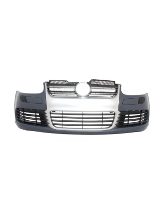 Paraurti anteriore compatibile con VW Golf V 5 (2003-2007) Jetta (2005-2010) look R32 Brushed Alumin