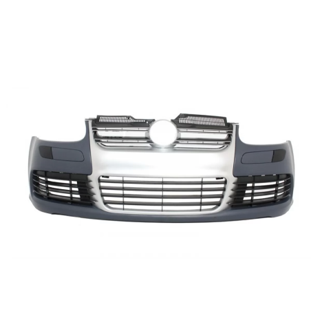 Paraurti anteriore compatibile con VW Golf V 5 (2003-2007) Jetta (2005-2010) look R32 Brushed Alumin
