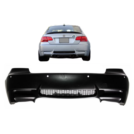Paraurti posteriore compatibile con BMW 3 Serie E92 E93 (2006-2010) design M3 (Cod. K-RBBME92M3P)