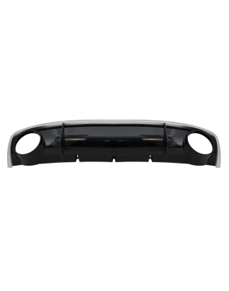 Paraurti posteriore Spoiler Diffusore & Terminali di scarico compatibile con Audi A4 B8 B8.5 Berlina