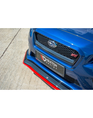 SPLITTER ANTERIORE V.3 SUBARU  WRX STI (Cod. M-SUIM4WRXSTI-FD1G+FD1RRED)