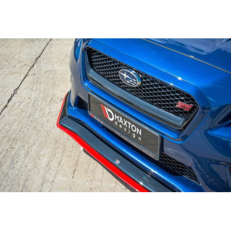 SPLITTER ANTERIORE V.3 SUBARU  WRX STI (Cod. M-SUIM4WRXSTI-FD1G+FD1RRED)