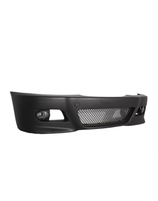 Paraurti anteriore con Griglie centrali a doppio rene doppia striscia compatibile con BMW E46 (1998-