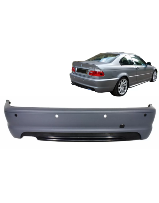 Paraurti posteriore compatibile con BMW 3 Serie E46 Cabrio (1998-2004) 2 Doors M-Technik II design (