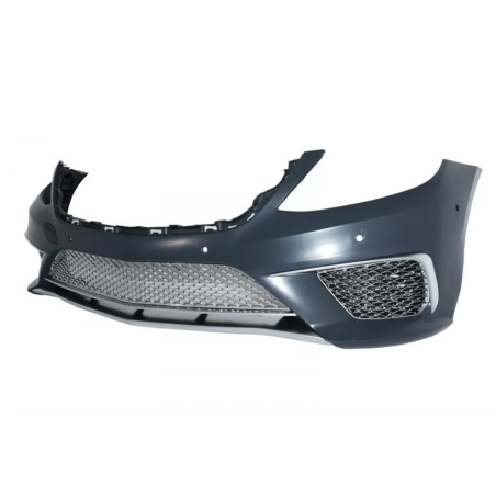 Paraurti anteriore compatibile con Mercedes S-Classe W222 (2013-06.2017) S65 design (Cod. K-FBMBW222