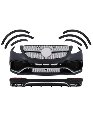Kit carrozzeria completo compatibile con Mercedes GLE W166 SUV (2015-2018) (Cod. K-CBMBGLEW166)