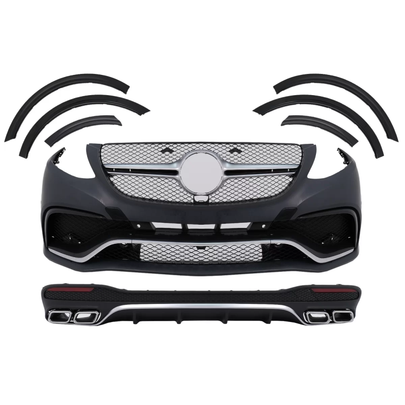 Kit carrozzeria completo compatibile con Mercedes GLE W166 SUV (2015-2018) (Cod. K-CBMBGLEW166)