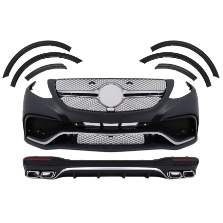 Kit carrozzeria completo compatibile con Mercedes GLE W166 SUV (2015-2018) (Cod. K-CBMBGLEW166)