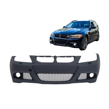 Paraurti anteriore compatibile con BMW 3 Serie E90 E91 Berlina Touring (2004-2008) design M-Tech LCI