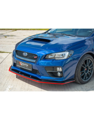 SPLITTER ANTERIORE V.4 SUBARU  WRX STI (Cod. M-SUIM4WRXSTI-FD2G+FD2RRED)