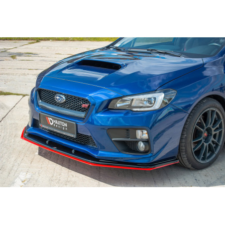 SPLITTER ANTERIORE V.4 SUBARU  WRX STI (Cod. M-SUIM4WRXSTI-FD2G+FD2RRED)