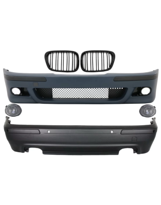 Kit carrozzeria compatibile con BMW 5 Serie E39 (1997-2003) Double Outlet design M5 con Fendinebbia 