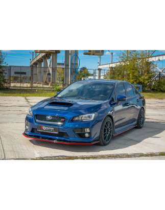 SPLITTER ANTERIORE V.4 SUBARU  WRX STI (Cod. M-SUIM4WRXSTI-FD2G+FD2RRED)