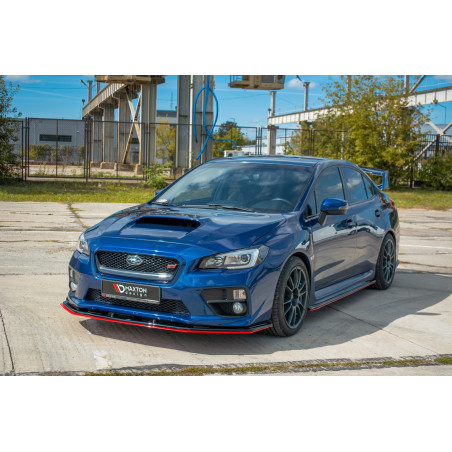SPLITTER ANTERIORE V.4 SUBARU  WRX STI (Cod. M-SUIM4WRXSTI-FD2G+FD2RRED)