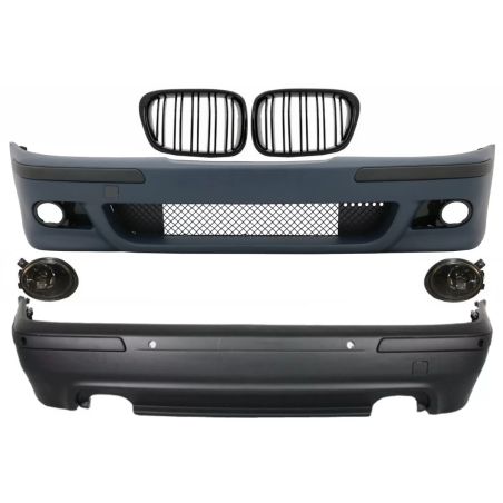 Kit carrozzeria compatibile con BMW 5 Serie E39 (1997-2003) Double Outlet design M5 con Fendinebbia 