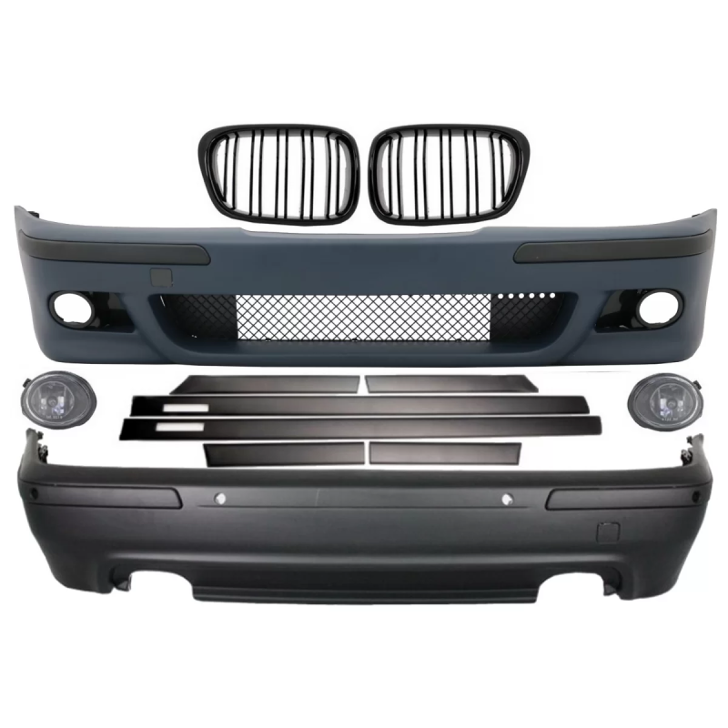Kit carrozzeria compatibile con BMW 5 Serie E39 (1997-2003) Double Outlet con Central Grilles design