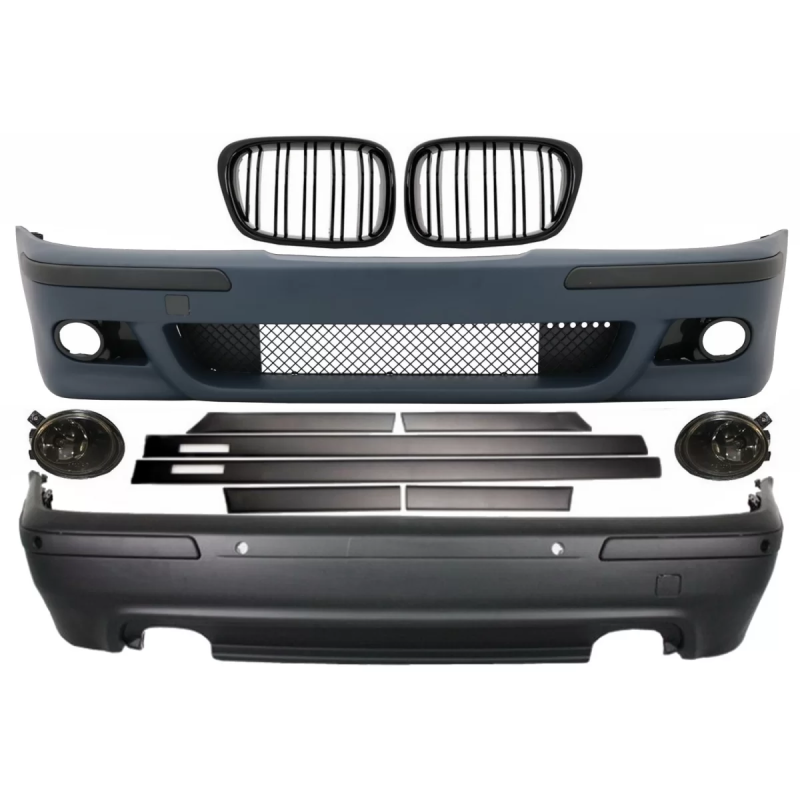 Kit carrozzeria compatibile con BMW 5 Serie E39 (1997-2003) con Fendinebbia and Central grilles desi