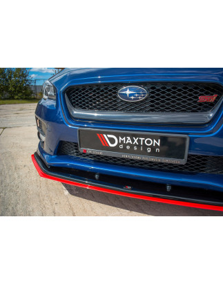 SPLITTER ANTERIORE V.4 SUBARU  WRX STI (Cod. M-SUIM4WRXSTI-FD2G+FD2RRED)