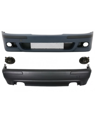 Kit carrozzeria compatibile con BMW 5 Serie E39 (1995-2003) design M5 con Fendinebbia fumè (Cod. K-