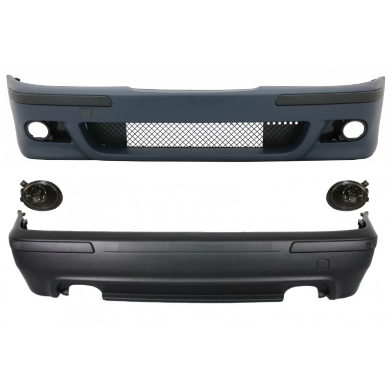 Kit carrozzeria compatibile con BMW 5 Serie E39 (1995-2003) design M5 con Fendinebbia fumè (Cod. K-