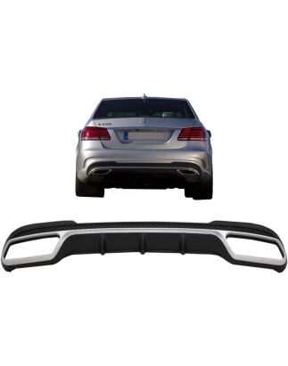 Diffusore posteriore compatibile con Mercedes Classe E W212 S212 Facelift (2013-2016) only Sport pac