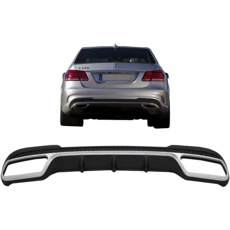 Diffusore posteriore compatibile con Mercedes Classe E W212 S212 Facelift (2013-2016) only Sport pac