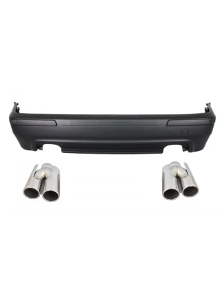 Paraurti posteriore compatibile con BMW 5 Serie E39 (1995-2003) Double Outlet design M5 and Terminal