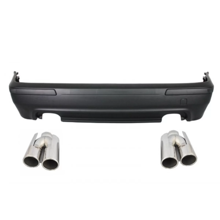 Paraurti posteriore compatibile con BMW 5 Serie E39 (1995-2003) Double Outlet design M5 and Terminal