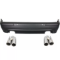 Paraurti posteriore compatibile con BMW 5 Serie E39 (1995-2003) Double Outlet design M5 con PDC and 