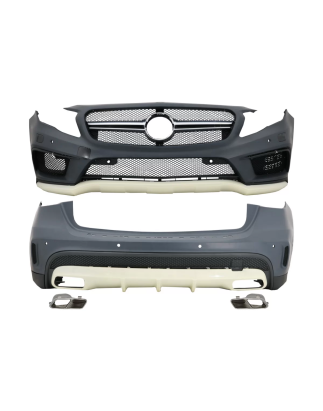 Kit carrozzeria completo compatibile con Mercedes GLA X156 (2014-2016) (Cod. K-CBMBX156AMG)