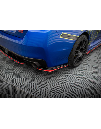 Splitters posteriori laterali V.2 SUBARU WRX STI (Cod. M-SUIM4WRXSTI-RSD1RRED+RSD1G)