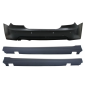 Paraurti posteriore con Minigonne laterali compatibile con BMW 5 Serie E60 LCI (2007-2010) design M-