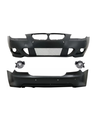Kit carrozzeria compatibile con BMW 5 Serie E60 LCI (2007-2010) design M-Technik con PDC 18mm (Cod. 