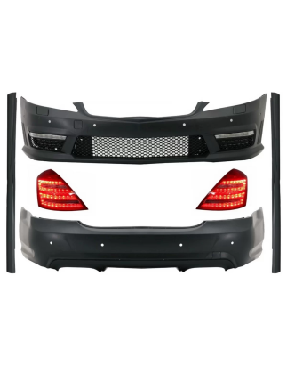 Kit carrozzeria completo compatibile con Mercedes S-Classe W221 (2005-2012) LWB (Cod. K-COCBMBW221AM