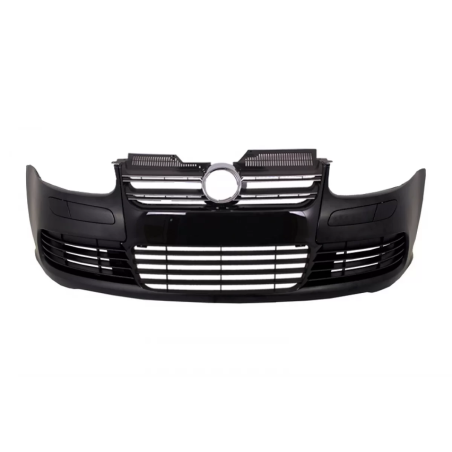 Paraurti anteriore compatibile con VW Golf V 5 (2003-2007) Jetta (2005-2010) R32 Piano Glossy nero G