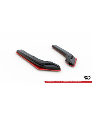 Splitters posteriori laterali V.2 SUBARU WRX STI (Cod. M-SUIM4WRXSTI-RSD1RRED+RSD1G)