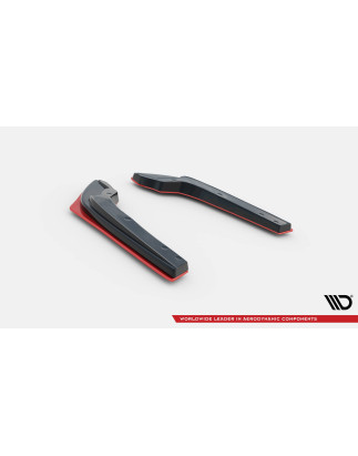 Splitters posteriori laterali V.2 SUBARU WRX STI (Cod. M-SUIM4WRXSTI-RSD1RRED+RSD1G)