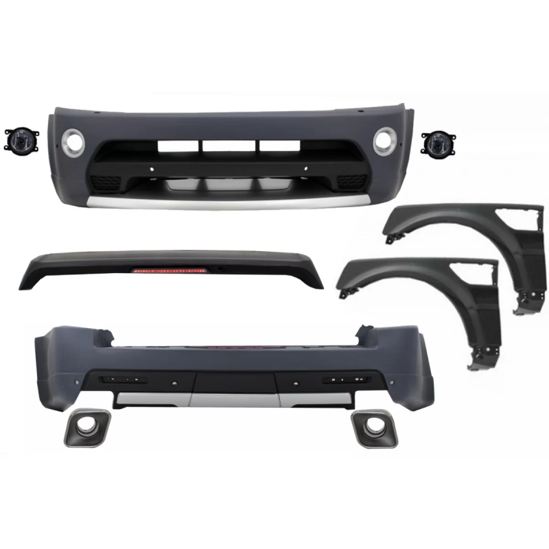 Kit carrozzeria con Parafanghi anteriori compatibile con Land Rover Range Rover Sport L320 Facelift 