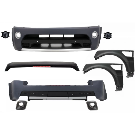 Kit carrozzeria con Parafanghi anteriori compatibile con Land Rover Range Rover Sport L320 Facelift