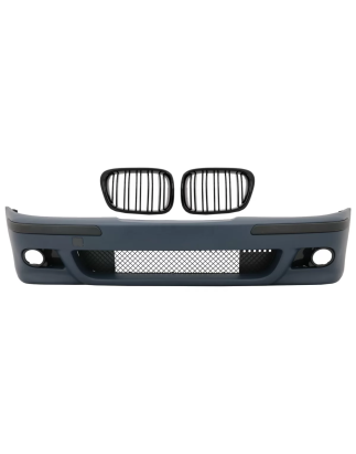 Paraurti anteriore compatibile con BMW 5 Serie E39 (1995-2003) look M5 con Central Grille doppia str