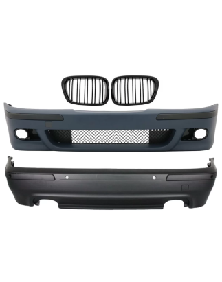 Kit carrozzeria compatibile con BMW 5 Serie E39 (1997-2003) look M5 con Central Grille doppia strisc