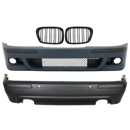 Kit carrozzeria compatibile con BMW 5 Serie E39 (1997-2003) look M5 con Central Grille doppia strisc