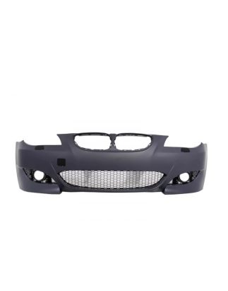 Paraurti anteriore compatibile con BMW 5 Serie E60 (2003-2010) design M5 con Central Grille doppia s