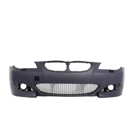Paraurti anteriore compatibile con BMW 5 Serie E60 (2003-2010) design M5 con Central Grille doppia s