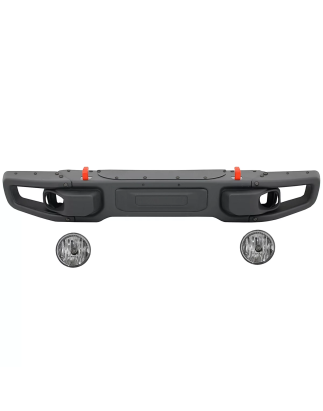 Metal Paraurti anteriore compatibile con Jeep Wrangler Rubicon JK (2007-2017) 10th Anniversary Hard 