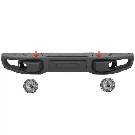Metal Paraurti anteriore compatibile con Jeep Wrangler Rubicon JK (2007-2017) 10th Anniversary Hard 