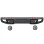 Metal Paraurti anteriore compatibile con Jeep Wrangler Rubicon JK (2007-2017) 10th Anniversary Hard 