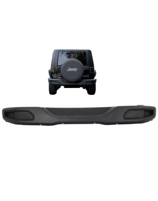 Metal Paraurti posteriore compatibile con Jeep Wrangler Rubicon JK (2007-2017) 10th Anniversary Hard